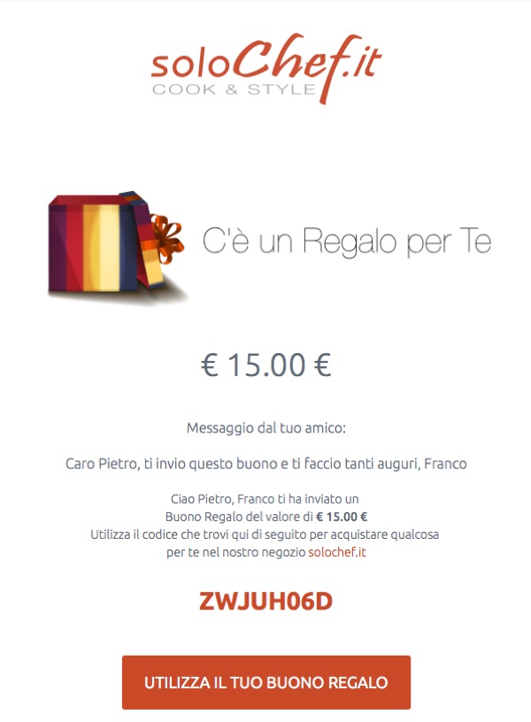 buono regalo solochef.it
