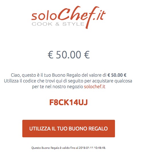 buono regalo solochef.it