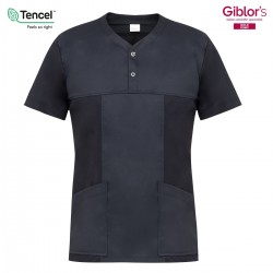 T-Shirt Cuoco Connor Tencel Nera