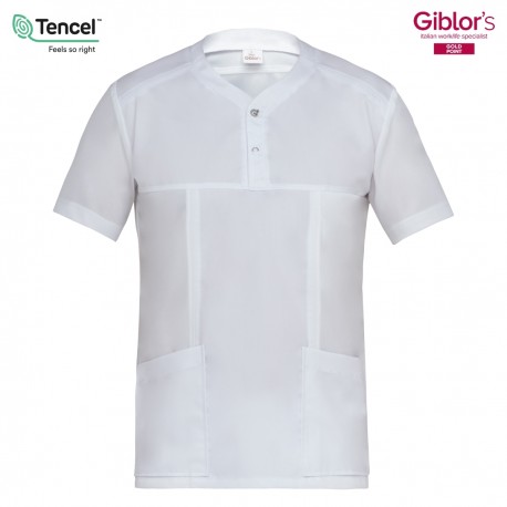 T-Shirt Cuoco Connor Tencel Bianca