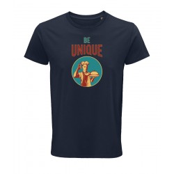 T-Shirt Bio Unique Blu