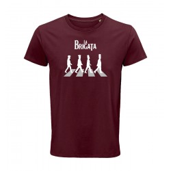 T-Shirt Bio Brigata Bordeaux