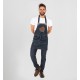Grembiule Pettorina Denim Elasticizzato Blu