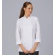 Giacca Cuoco Donna Estrada Tencel Bianca