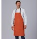 Grembiule Pettorina Paprika con Laccio a Contrasto