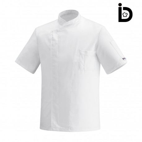 Giacca Cuoco Ottavio Bianco Microfibra M/Corte