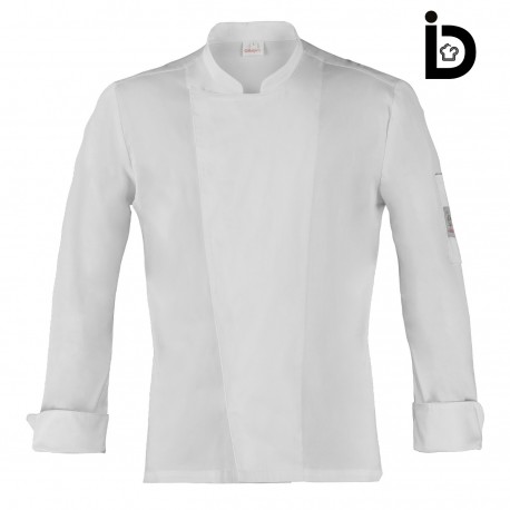 Giacca Cuoco Augustin Elasticizzata Bianca