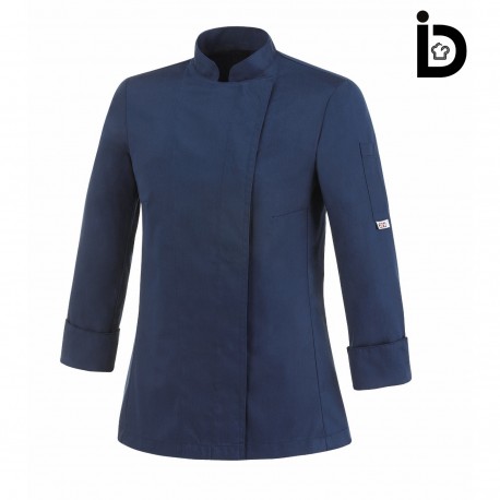 Giacca Cuoco Donna Girl Sorona Blu