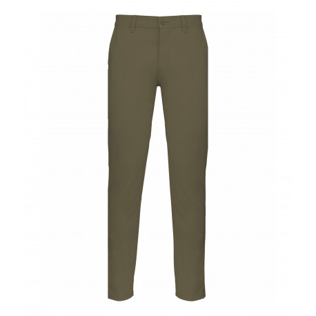 Pantalone Chino Uomo Kaki