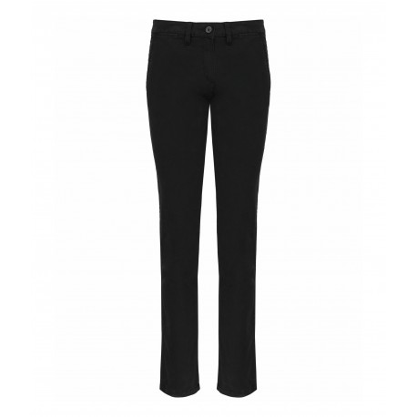 Pantalone Chino Donna Nero