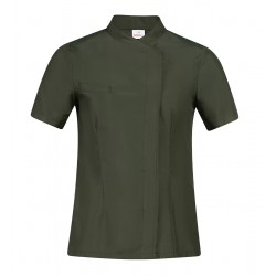 Giacca Cuoco Donna Frida Microfibra Air Verde