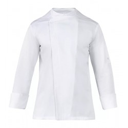 Giacca Cuoco Dimitri Satin Bianca