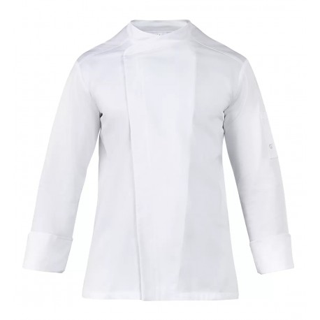 Giacca Cuoco Dimitri Satin Bianca