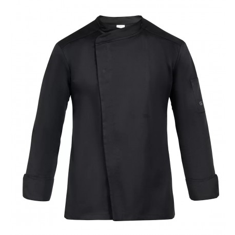 Giacca Cuoco Dimitri Satin Nera