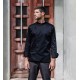Giacca Cuoco Dimitri Satin Nera