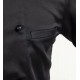 Giacca Cuoco Milo Satin Nera