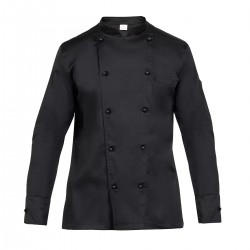 Giacca Cuoco Milo Satin Nera