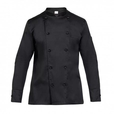 Giacca Cuoco Milo Satin Nera