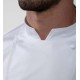 Giacca Cuoco Milo Satin Bianca