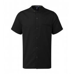 Giacca Cuoco Recyclight Manica Corta Nera