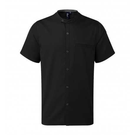 Giacca Cuoco Recyclight Manica Corta Nera