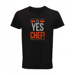 T-Shirt Bio Yes Chef Nera