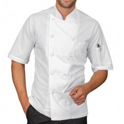Giacca Cuoco Alabama Manica Corta Satin