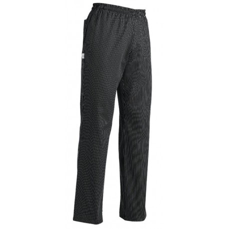 Pantaloni Cuoco Superpant Gessato Nero