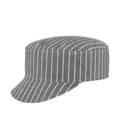 Berretto Cuoco Grey Stripes