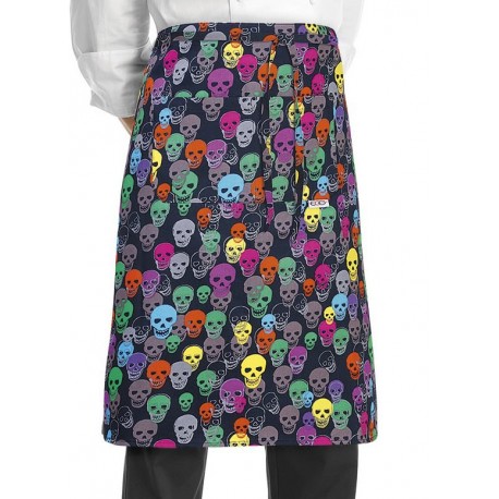 Grembiule Cuoco Vita Color Skulls