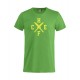 T-Shirt Chef Coltelli Verde Acido