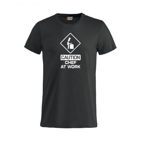 T-Shirt Chef At Work Nera
