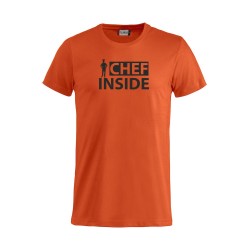 T-Shirt Chef Inside Arancio