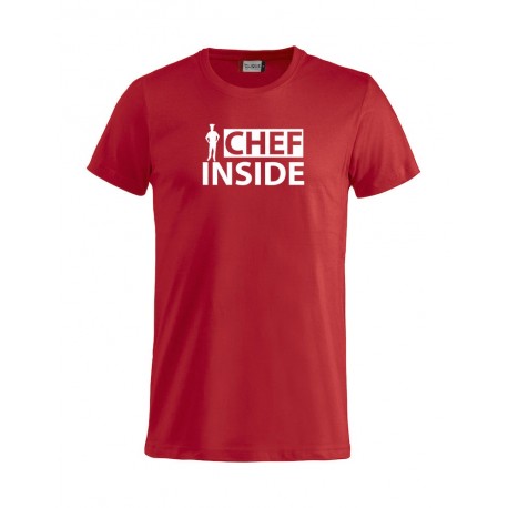 T-Shirt Chef Inside Rossa
