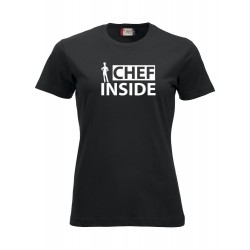 T-Shirt Donna Chef Inside Nera