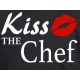 Felpa Girocollo Nera Kiss the Chef