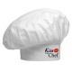 Cappello Cuoco Bianco Kiss The Chef
