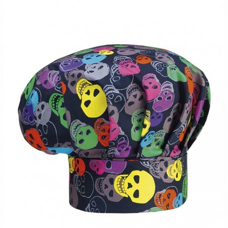Cappello Cuoco Color Skulls