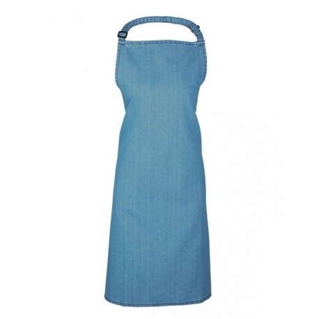 Grembiule Cuoco Pettorina Premier Denim Blu