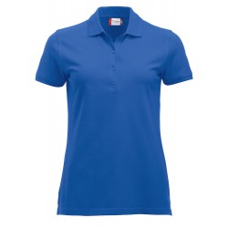 Polo Donna Manica Corta Azzurra