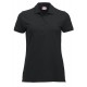 Polo Donna Manica Corta Nera