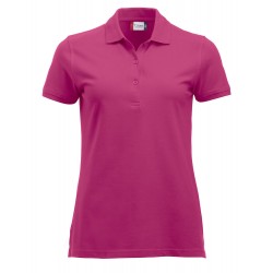 Polo Donna Manica Corta Fuxia