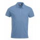 Polo Uomo Manica Corta Celeste