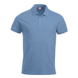 Polo Uomo Manica Corta Celeste