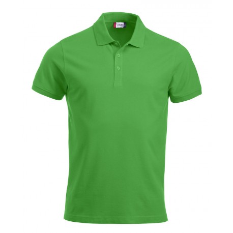 Polo Uomo Manica Corta Verde Brillante