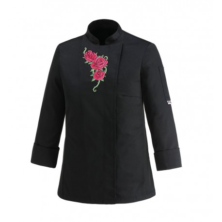 Giacca Cuoco Donna Black Rose