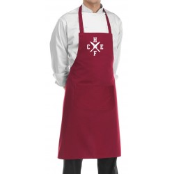 Grembiule Cuoco Chef Coltelli Bordeaux