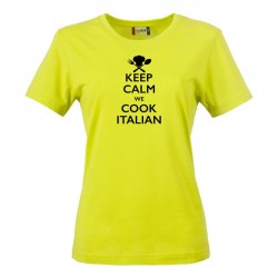 T-Shirt Donna Keep Calm Fluo