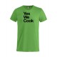 T-Shirt Chef Yes We Cook Verde