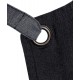 Grembiule Pettorina Contrast Denim Nero